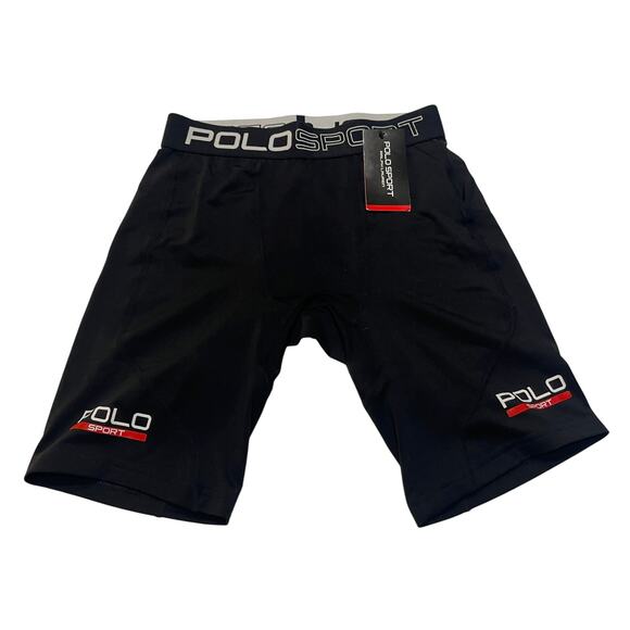 8-38 POLO SPORT RALPH LAUREN Men's Underwear Boxer Briefs Black Medium - Picture 1 of 7